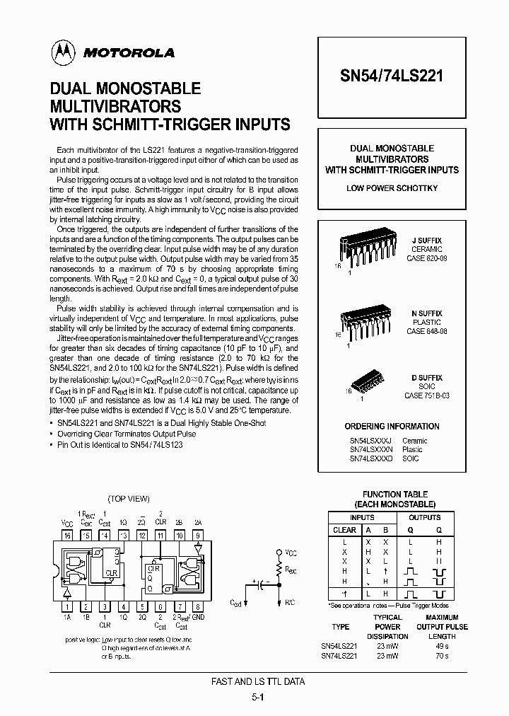 SN5474LS221_276790.PDF Datasheet