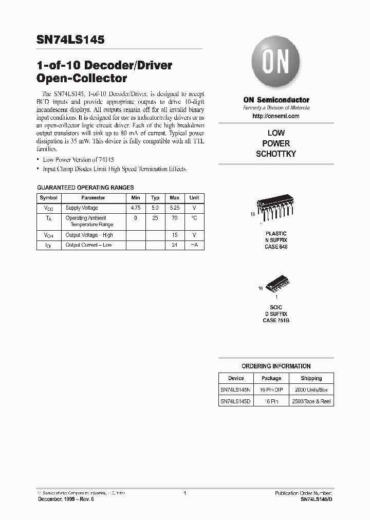 74LS145_19127.PDF Datasheet