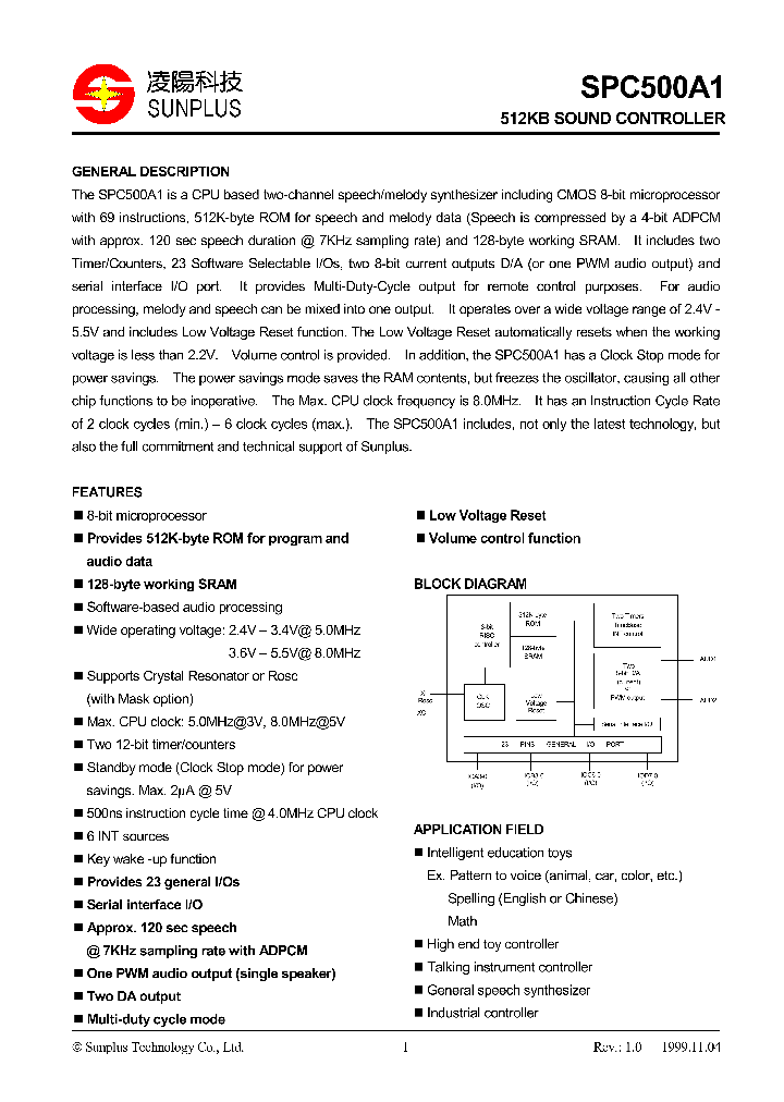 SPC500A1_291171.PDF Datasheet