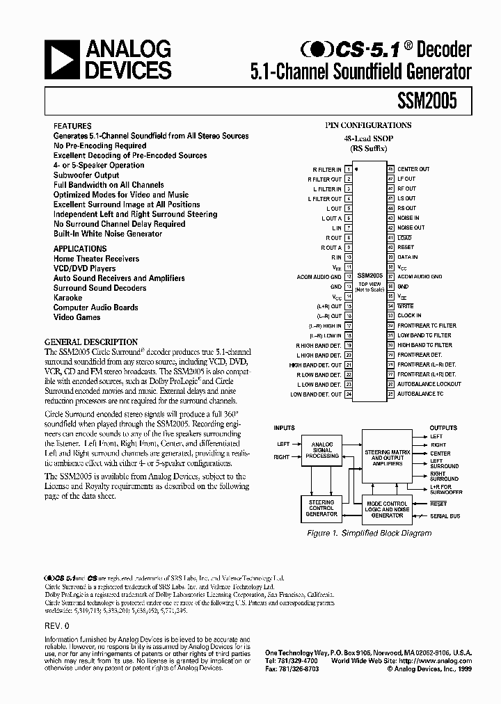 SSM2005_247101.PDF Datasheet