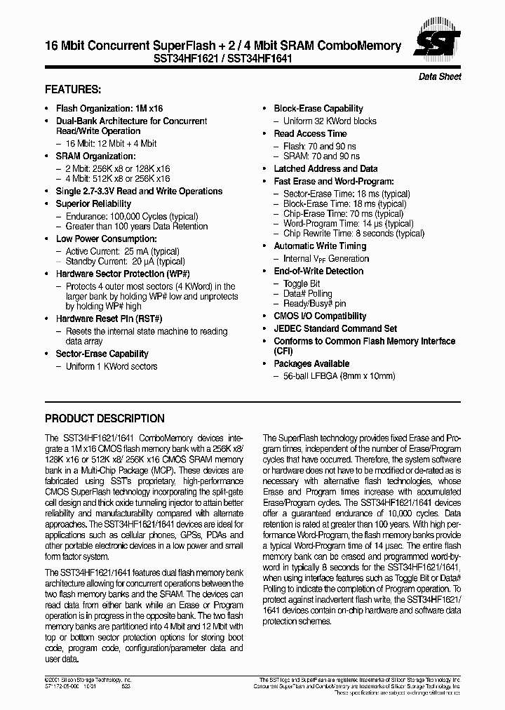 SST34HF1601-70-4C-LFP_300718.PDF Datasheet