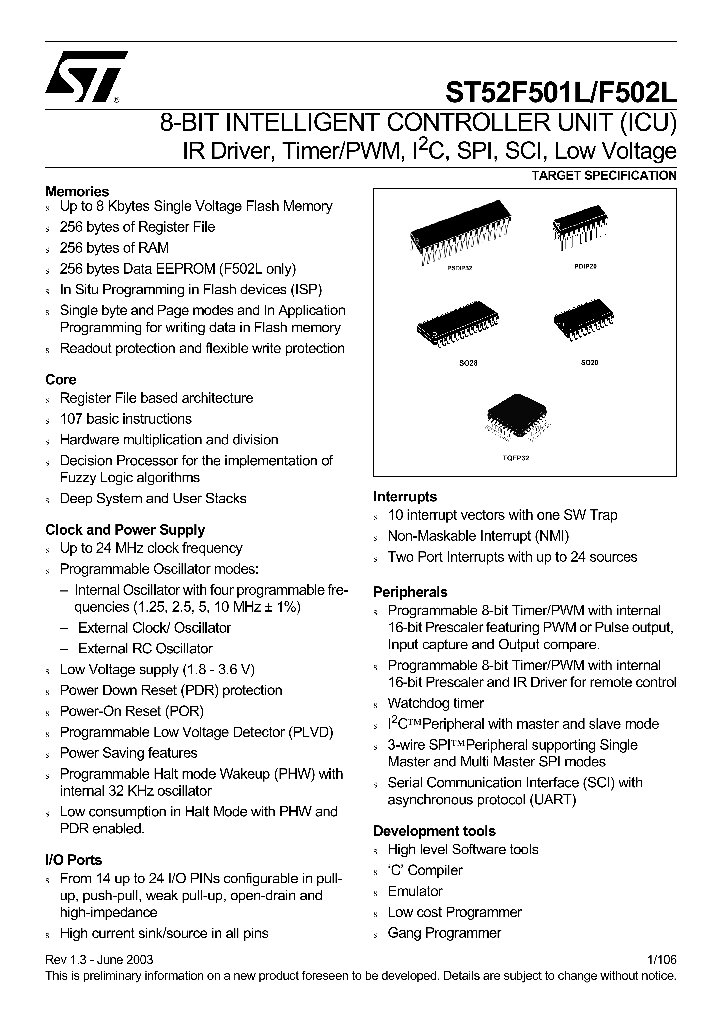 ST52F501L_288051.PDF Datasheet