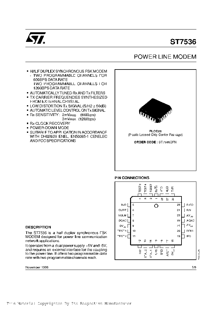 ST7536CFN_291343.PDF Datasheet