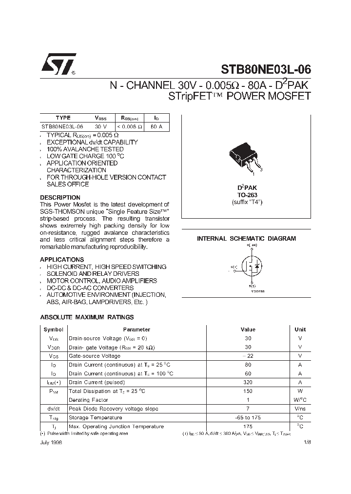 STB80NE03L-06_292977.PDF Datasheet