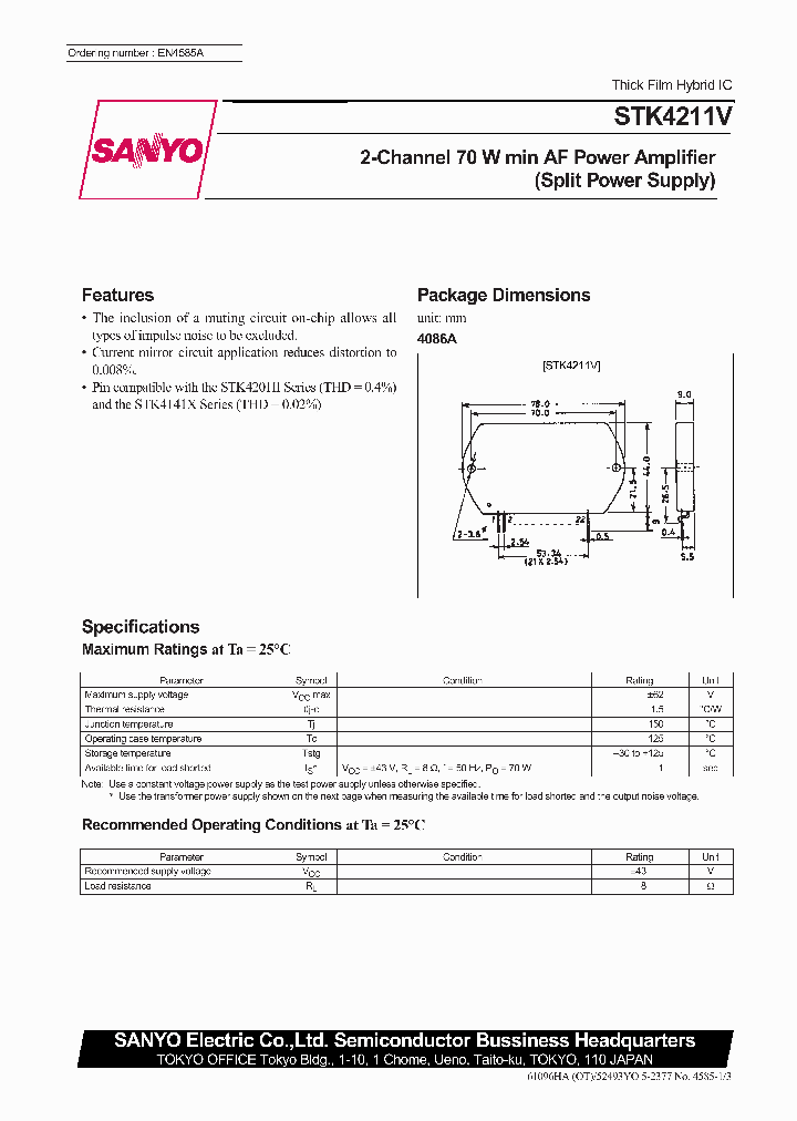 STK4211V_300419.PDF Datasheet