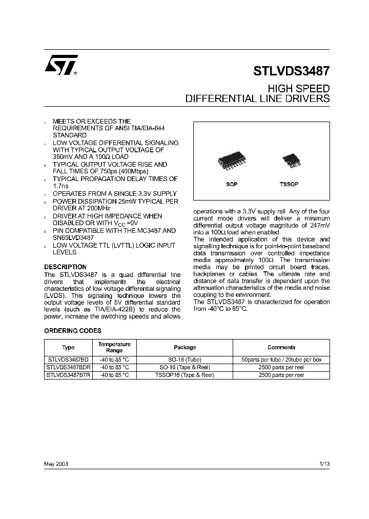 STLVDS3487B_283653.PDF Datasheet