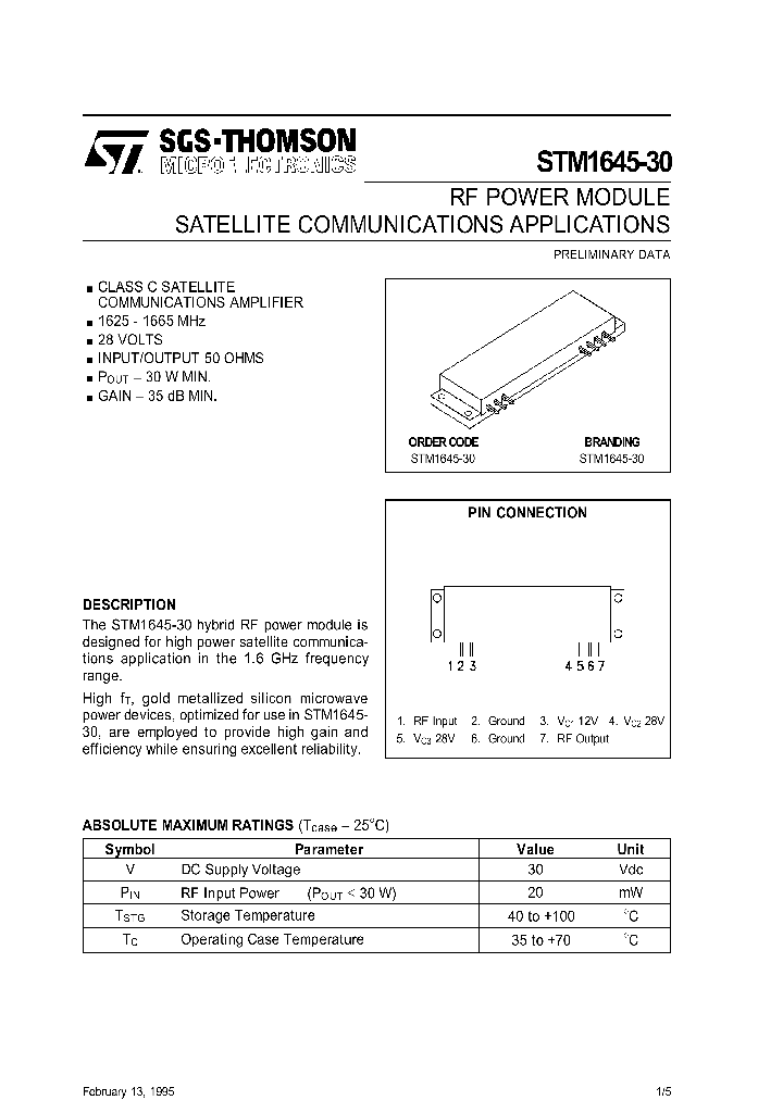 STM1645-30_290439.PDF Datasheet