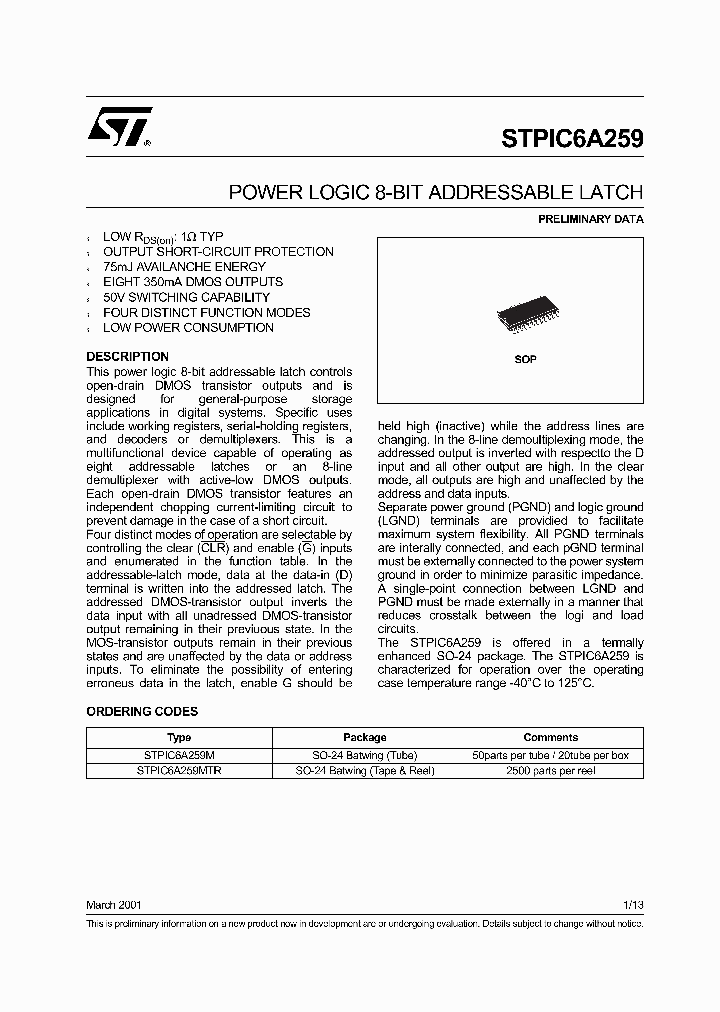 STPIC6A259MTR_257186.PDF Datasheet