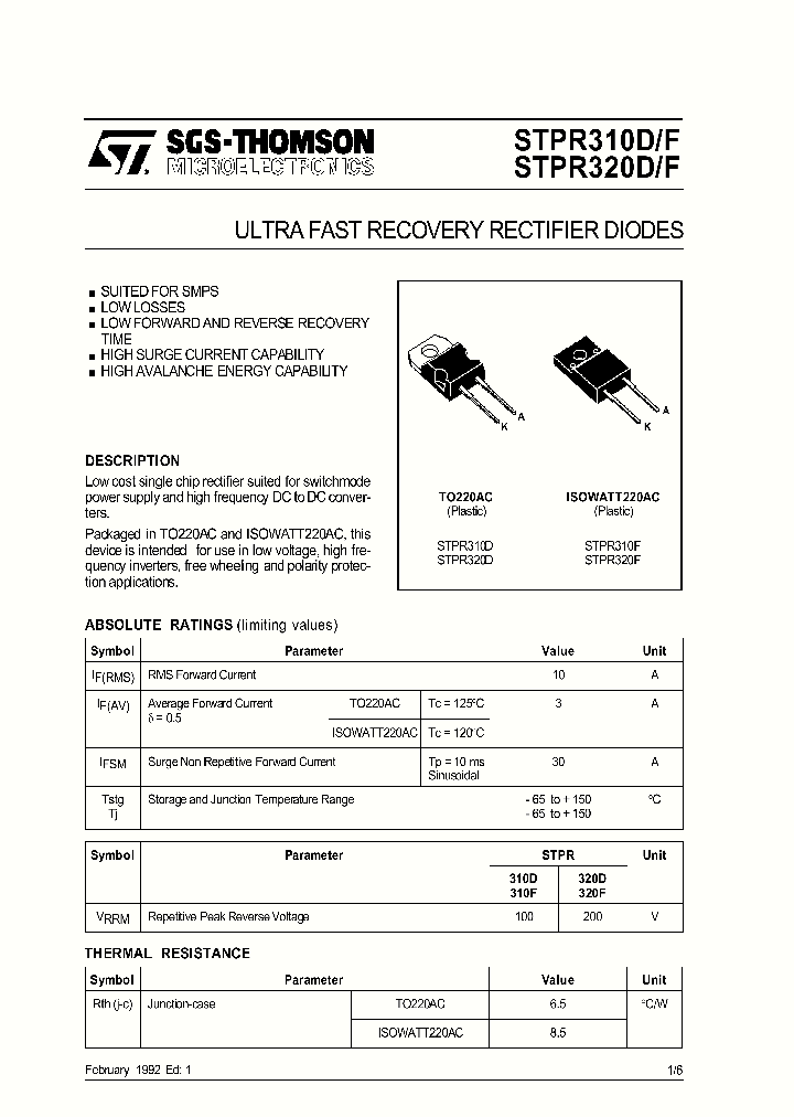 STPR320F_219710.PDF Datasheet