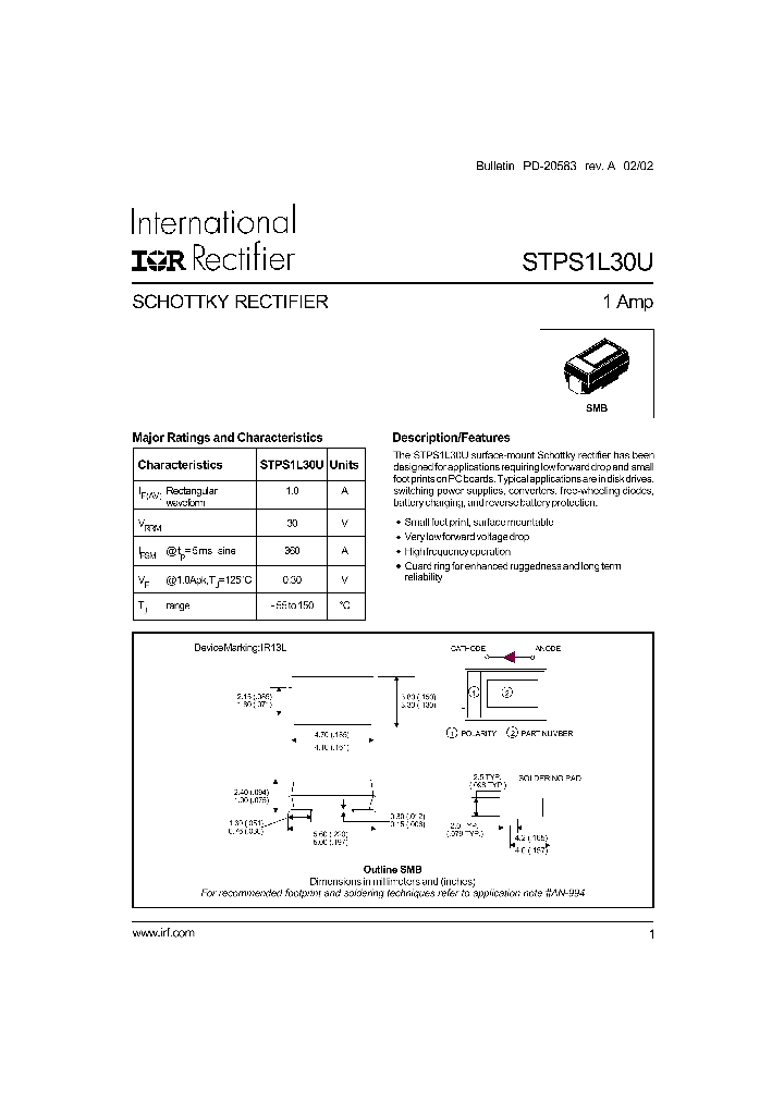 STPS1L30U_240101.PDF Datasheet