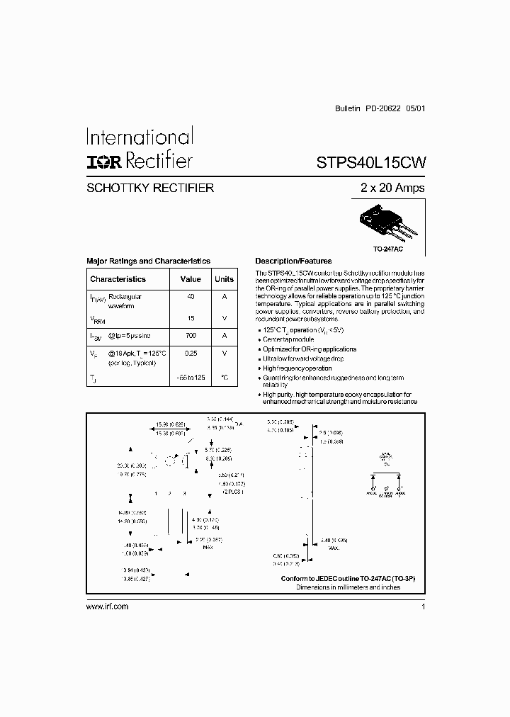 STPS40L15CW_236927.PDF Datasheet