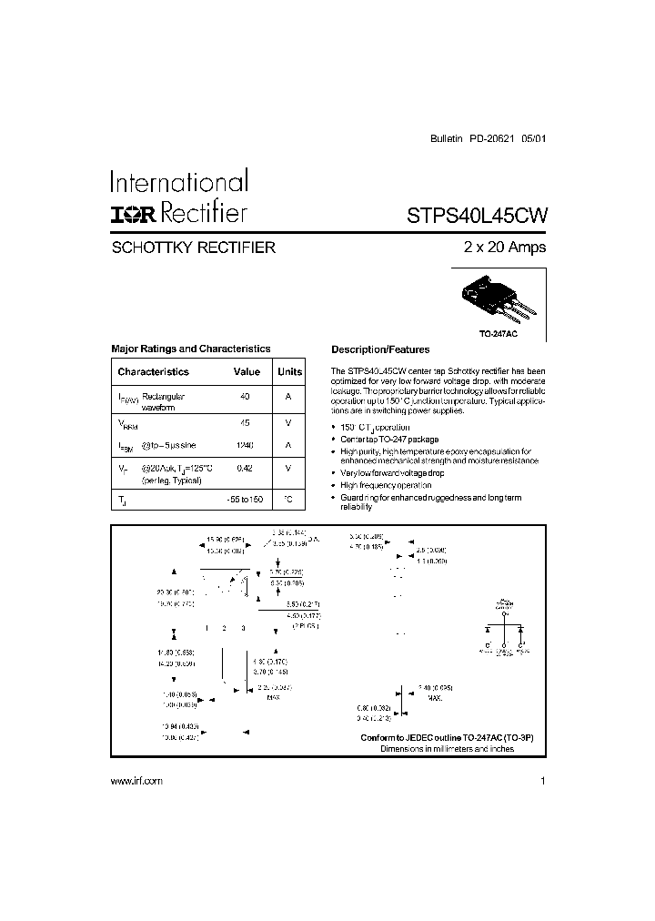 STPS40L45CW_236925.PDF Datasheet