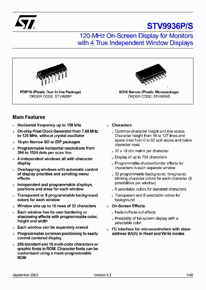STV9936S_292999.PDF Datasheet