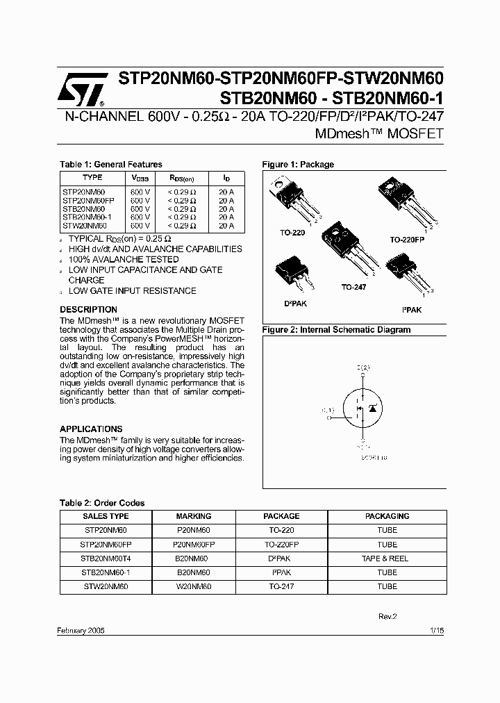 STW20NM60_274002.PDF Datasheet