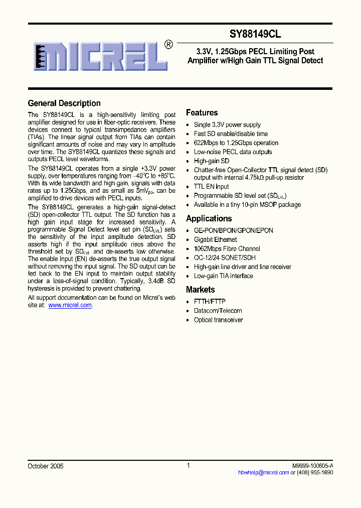 SY88149CL_242032.PDF Datasheet
