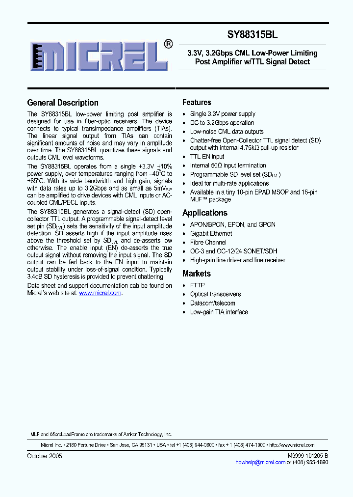 SY88315BL_295138.PDF Datasheet