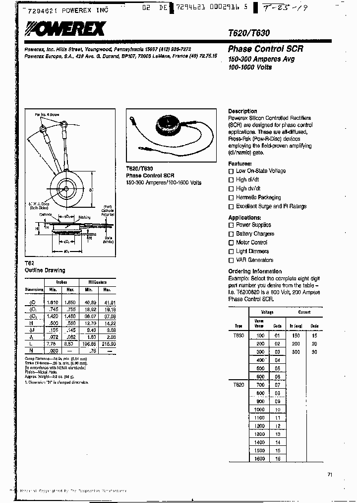 T6300115_277905.PDF Datasheet