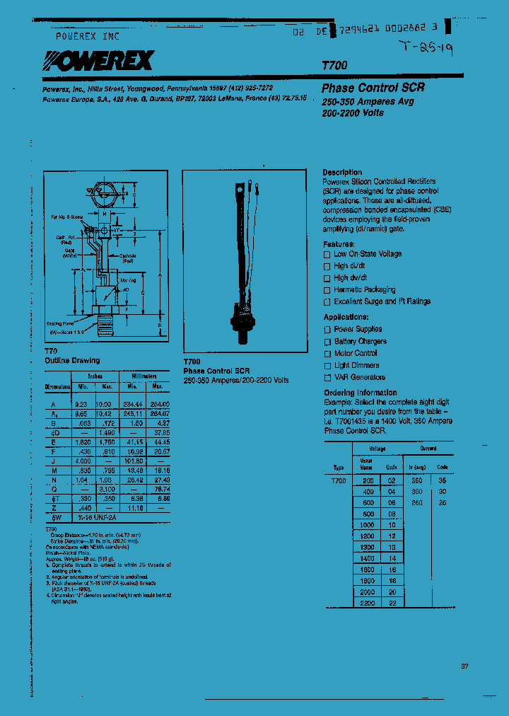 T7000425_117315.PDF Datasheet