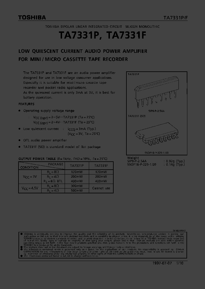 TA7331F_72334.PDF Datasheet