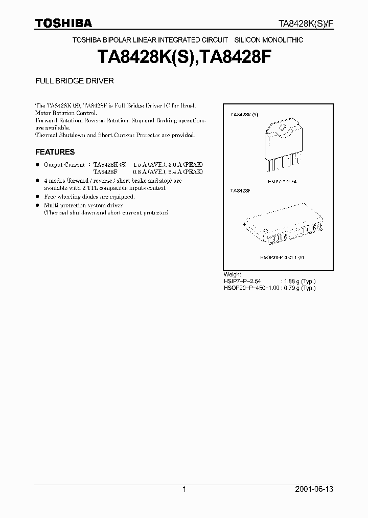 TA8428F_302573.PDF Datasheet