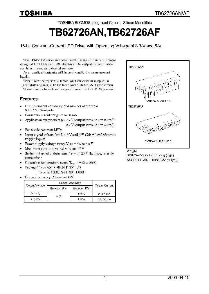 TB62726AF_290790.PDF Datasheet