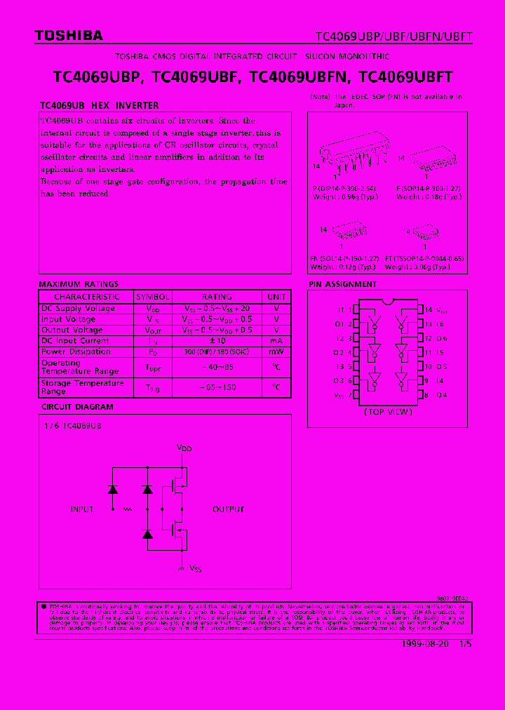 TC4069UBP_13374.PDF Datasheet