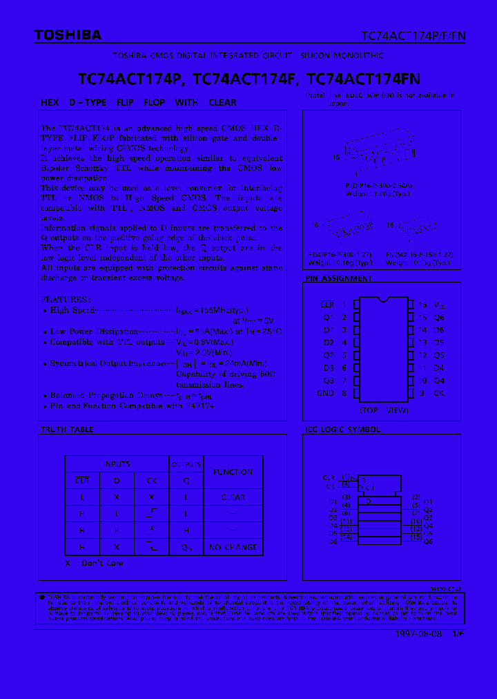 TC74ACT174FN_288140.PDF Datasheet