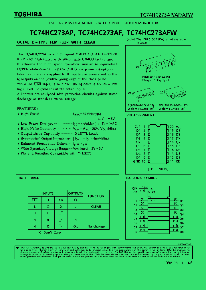 TC74HC273AFW_296606.PDF Datasheet
