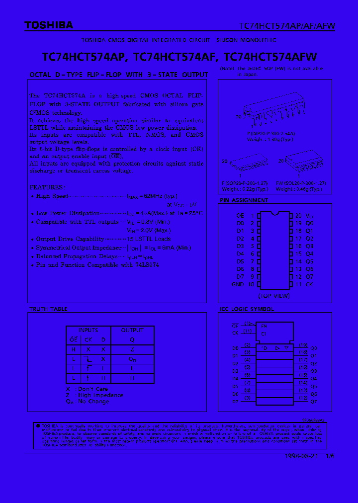 TC74HCT574AFW_206818.PDF Datasheet