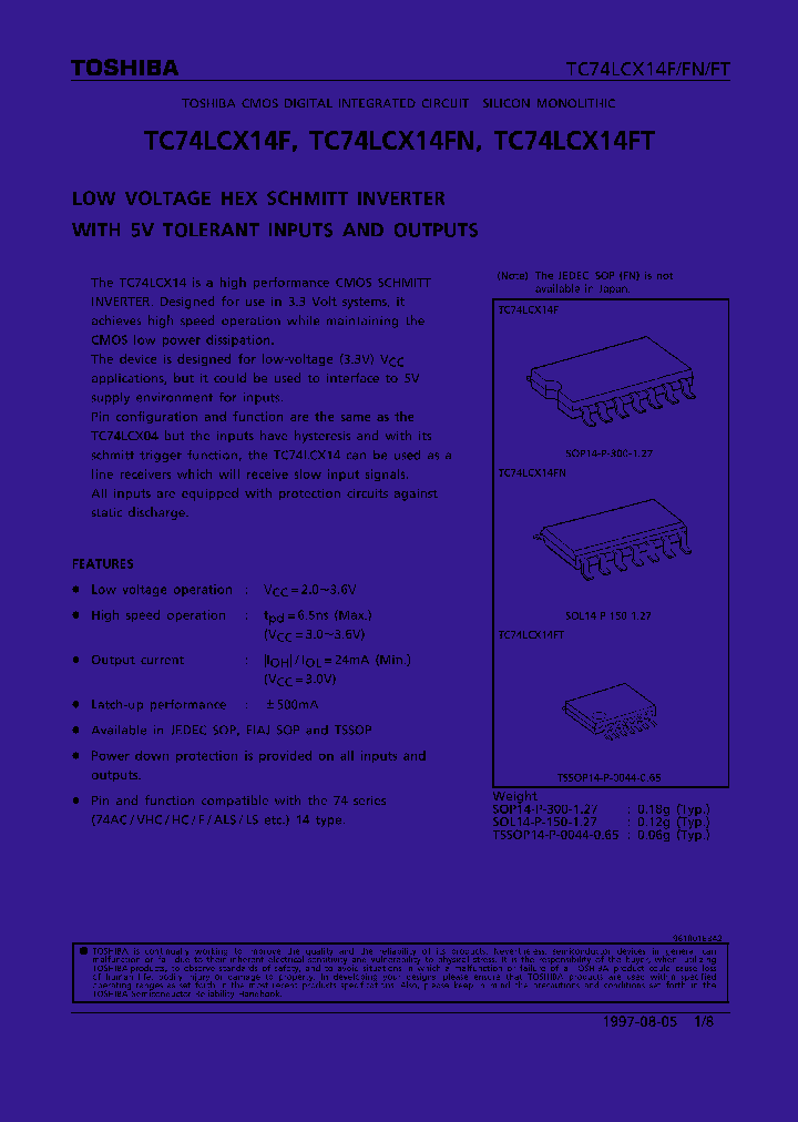 TC74LCX14FT_288726.PDF Datasheet