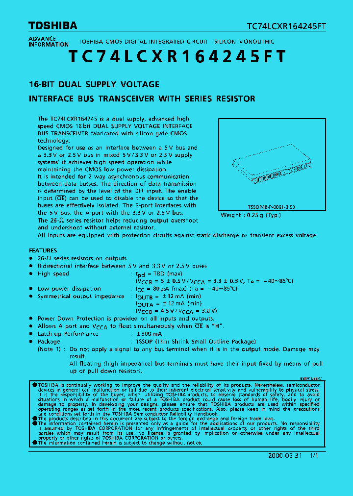 TC74LCXR164245FT_279869.PDF Datasheet