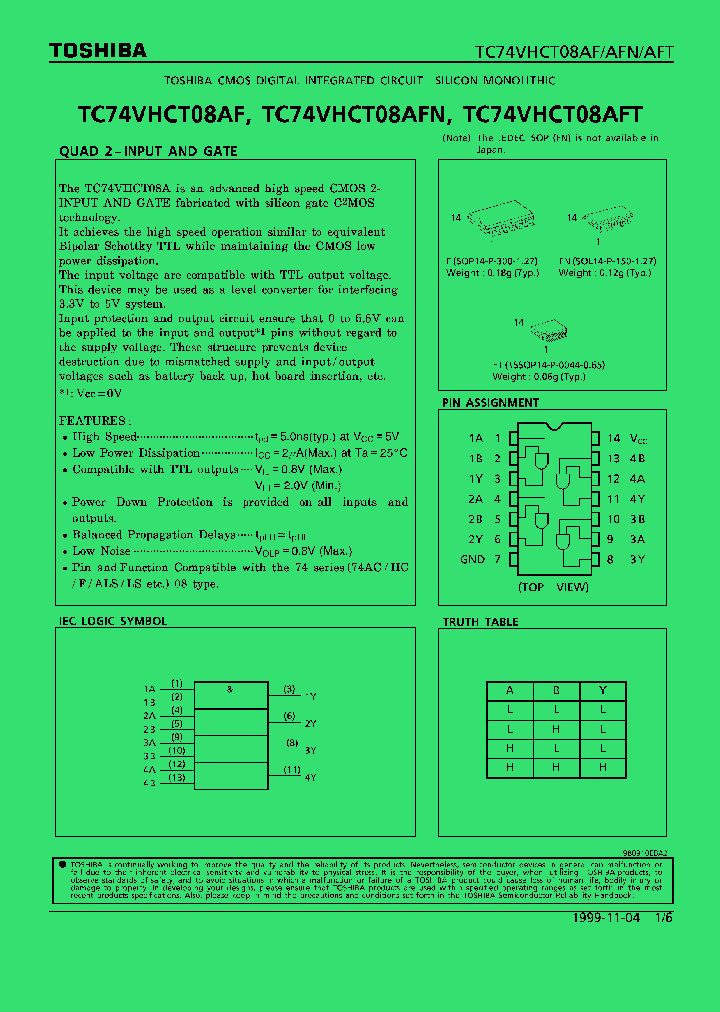 TC74VHCT08AFT_299155.PDF Datasheet