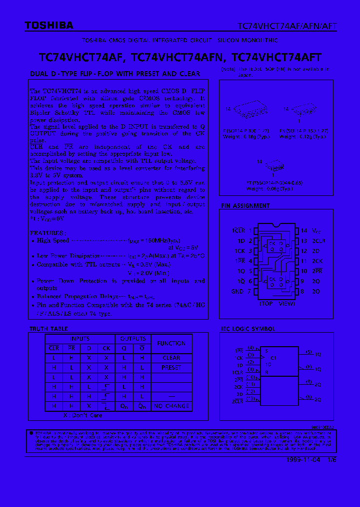 TC74VHCT74AFT_284847.PDF Datasheet