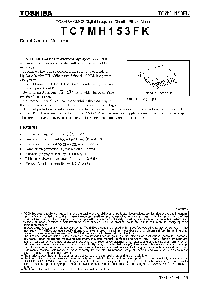 TC7MH153FK_265706.PDF Datasheet