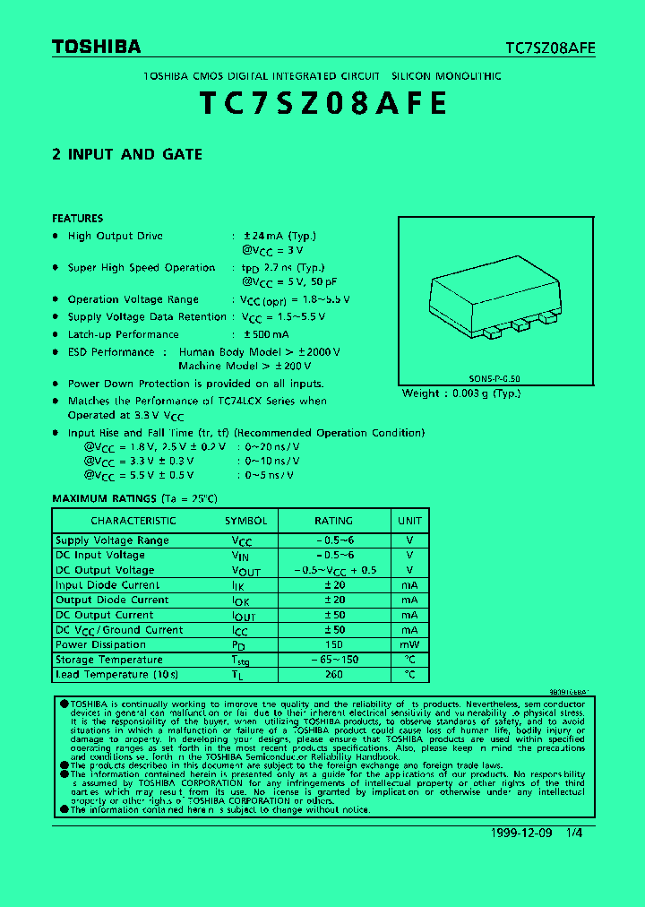 TC7SZ08AFE_283095.PDF Datasheet