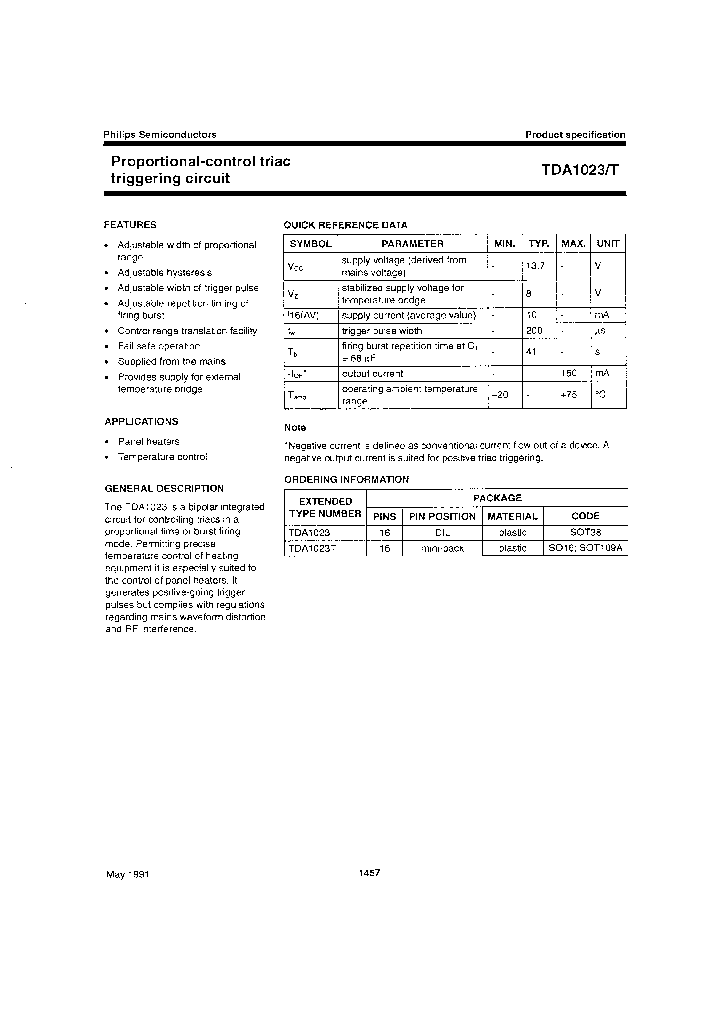 TDA1023T_229244.PDF Datasheet