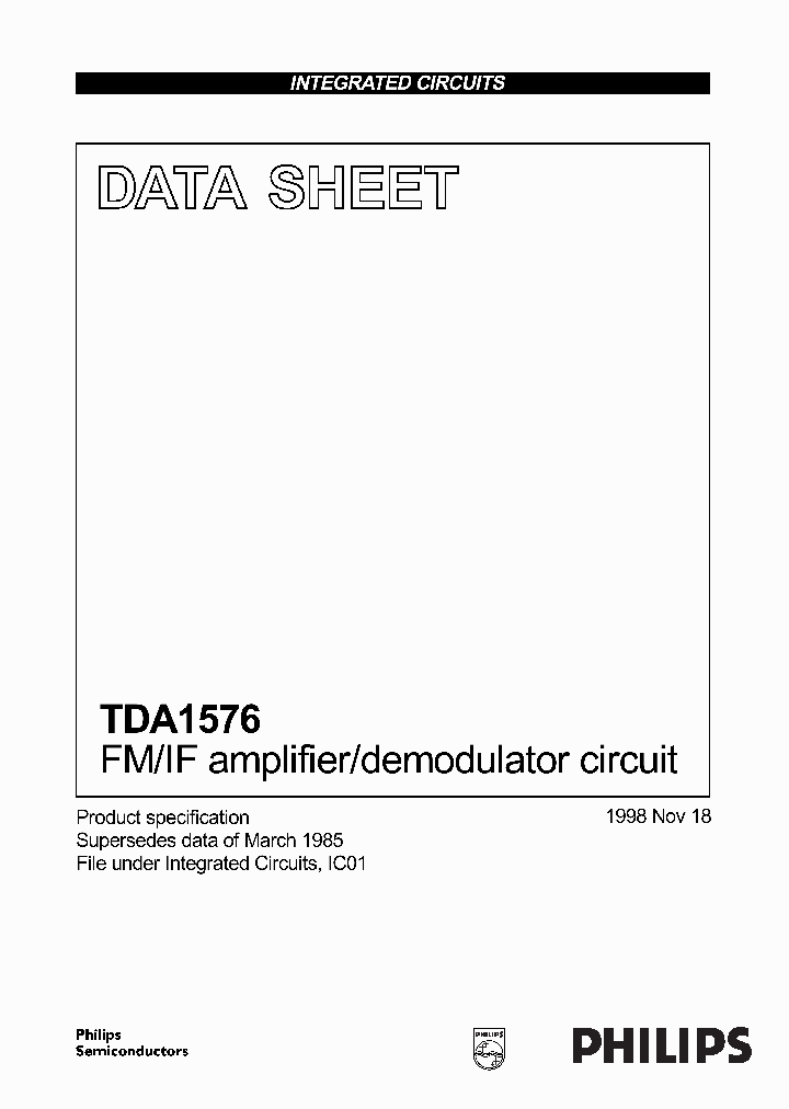 TDA1576_236163.PDF Datasheet