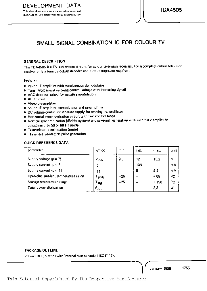 TDA4505BNNBSP_227243.PDF Datasheet