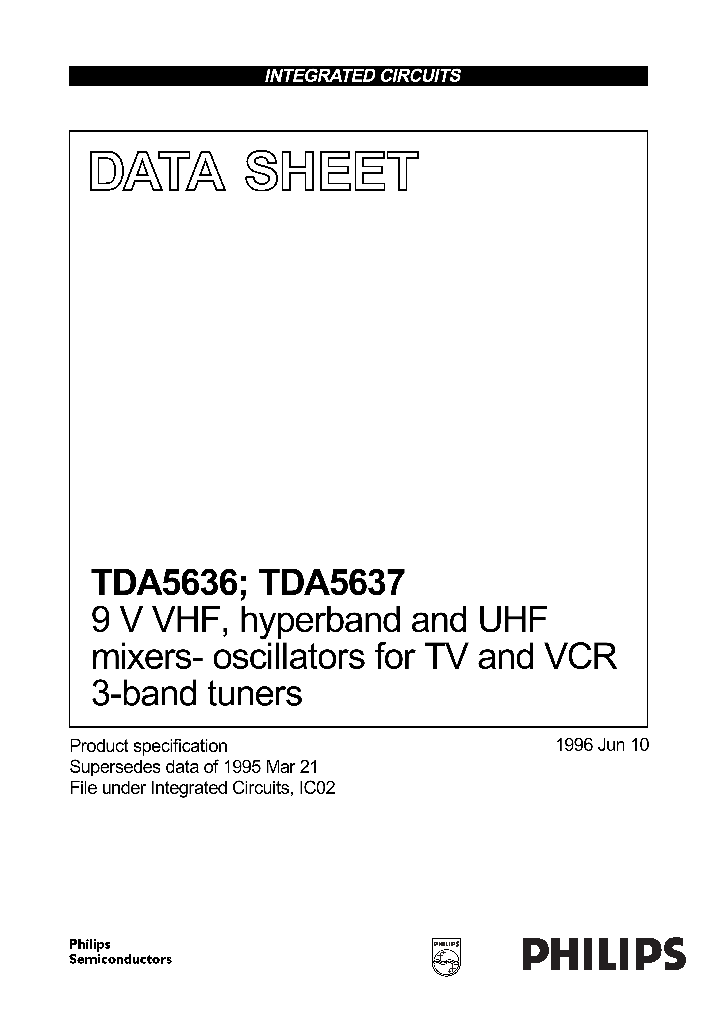 TDA5637_219134.PDF Datasheet