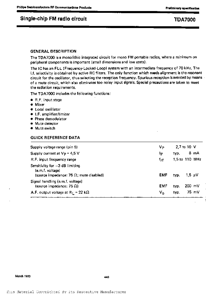 TDA7000N_279824.PDF Datasheet