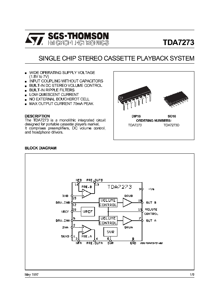 TDA7273D_214442.PDF Datasheet