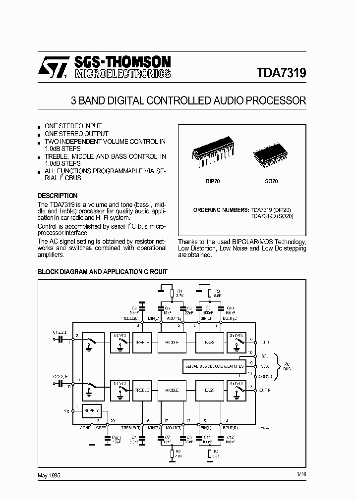 TDA7319_232655.PDF Datasheet