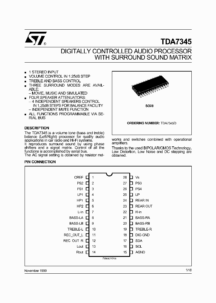 TDA7345D_262777.PDF Datasheet