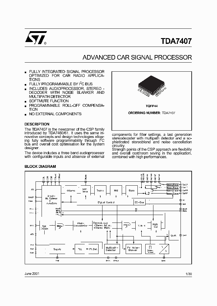 TDA7407_248323.PDF Datasheet