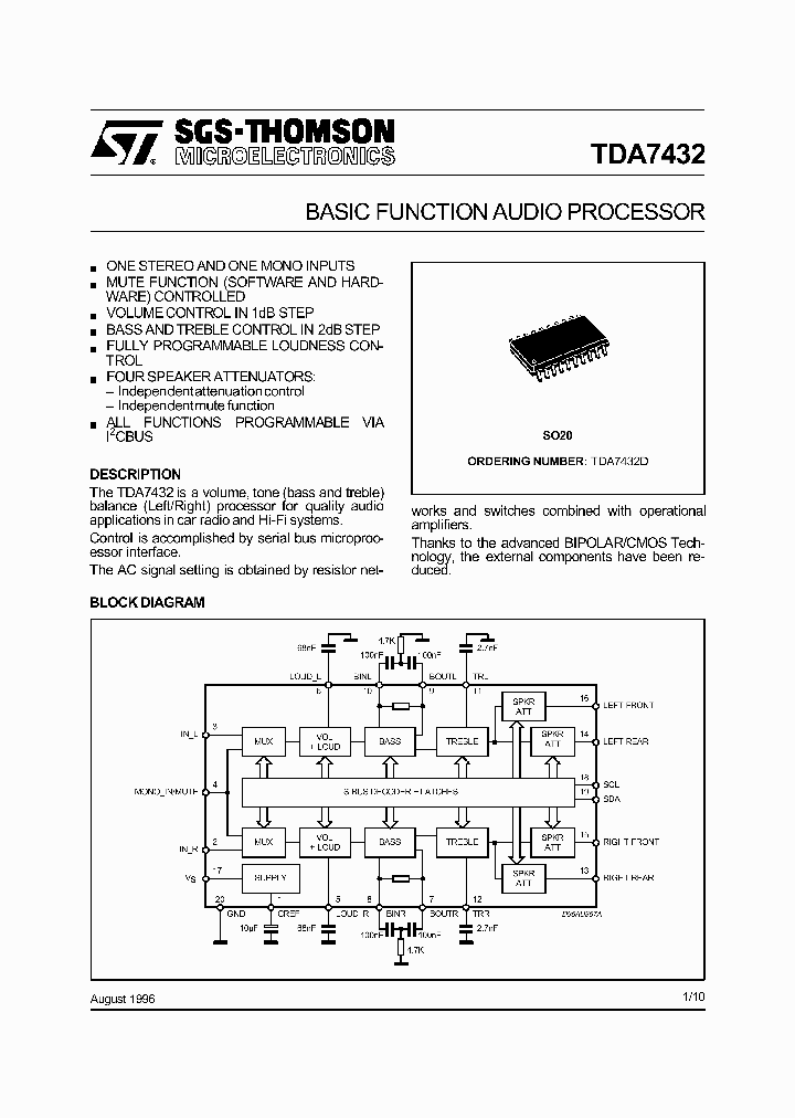 TDA7432_265385.PDF Datasheet