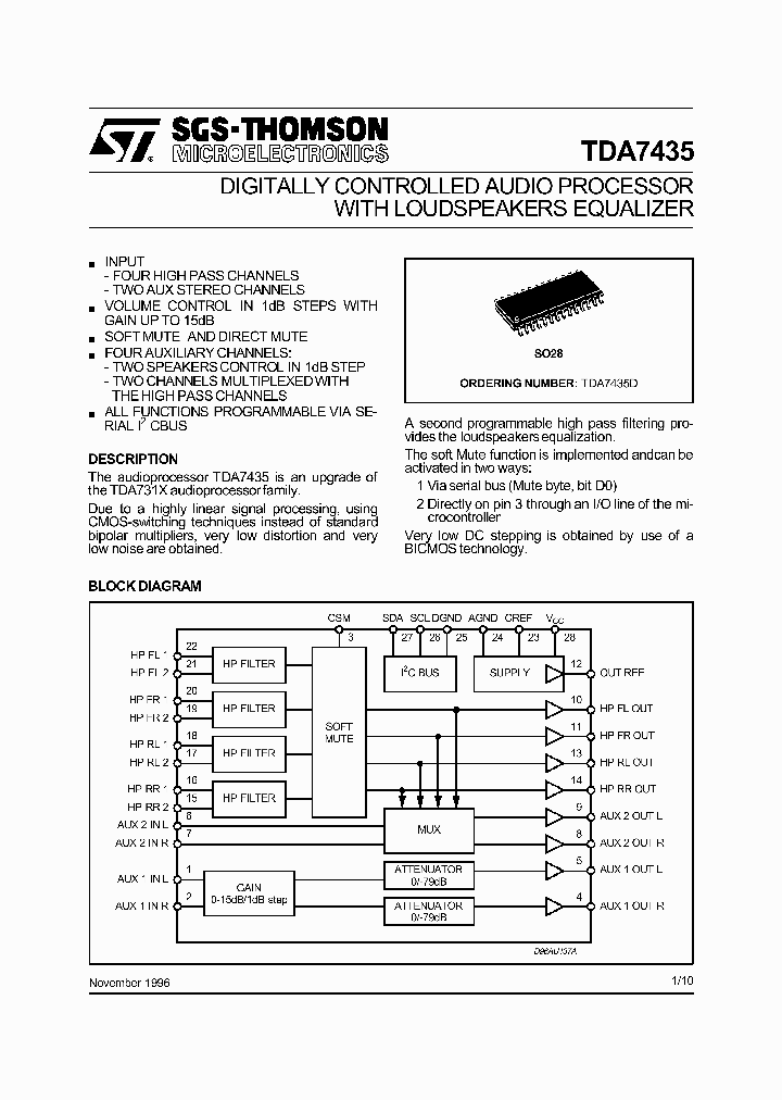 TDA7435_240290.PDF Datasheet
