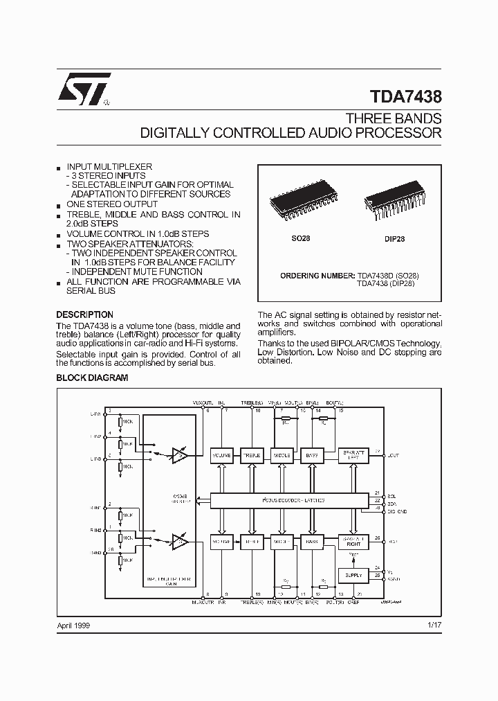 TDA7438_126870.PDF Datasheet