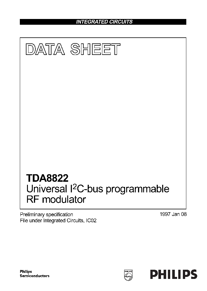 TDA8822_305327.PDF Datasheet