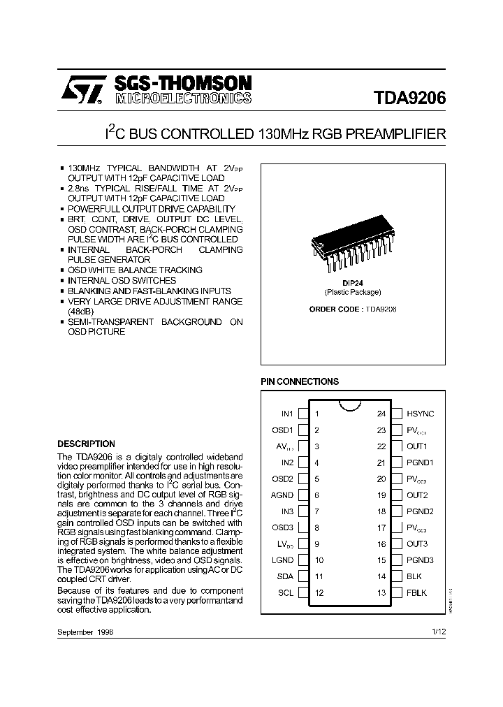 TDA9206_152861.PDF Datasheet