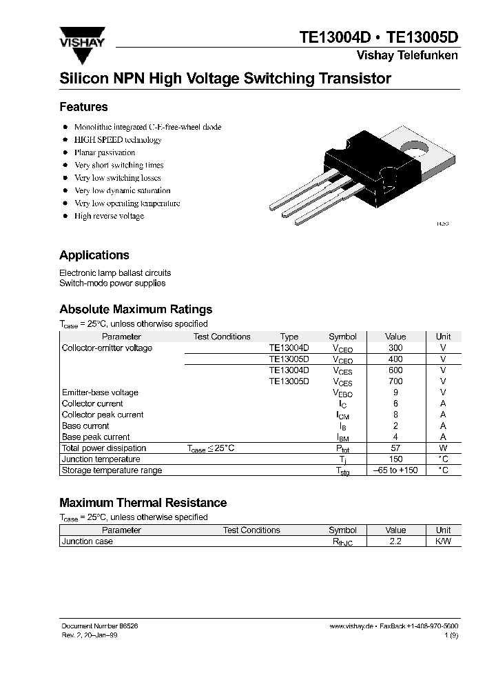 TE13005D_276502.PDF Datasheet